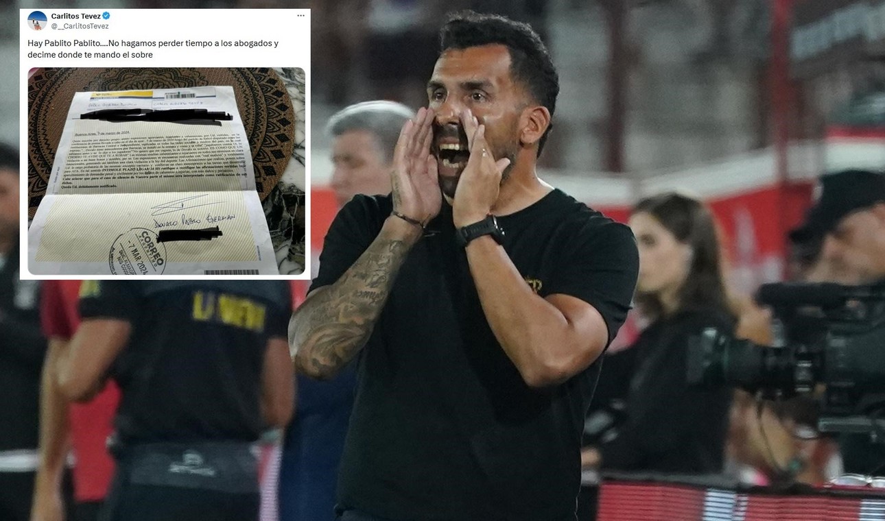 Otro round Tevez - Dóvalo: carta documento y 